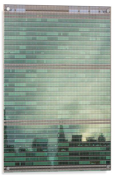 Hundreds of office windows in New York skyscraper Acrylic by Steve Heap