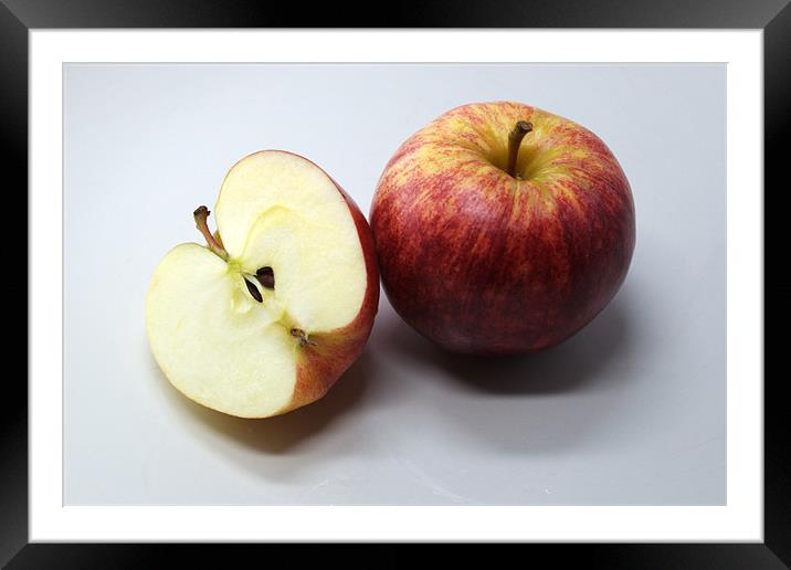 Royal Gala apple Framed Mounted Print by Chris Day