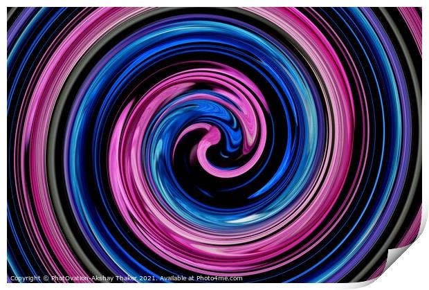 Fantasy digital art. Blue and Pink coupled Print by PhotOvation-Akshay Thaker