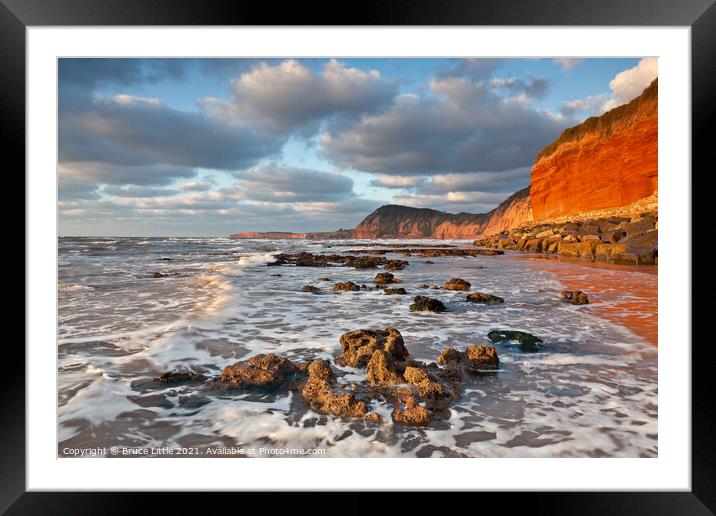 Chit Rocks at Dawn Framed Mounted Print by Bruce Little