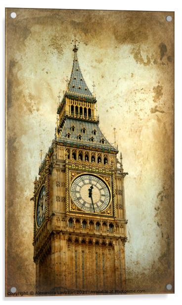 Big Ben Acrylic by Alexandra Lavizzari