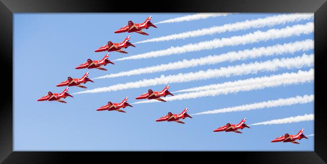 Royal Air Force Aerobatic Team the Red Arrows Framed Print by Jason Wells