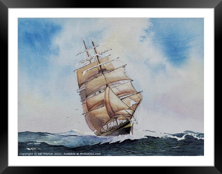 Voyage of discovery Framed Mounted Print by Ian Merton