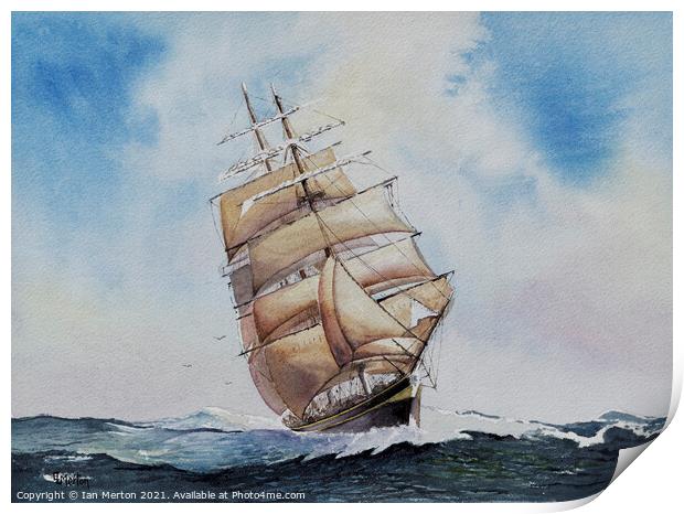 Voyage of discovery Print by Ian Merton