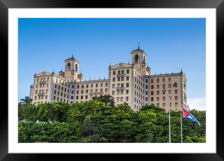 Nacional De Cuba Hotel Framed Mounted Print by Jason Wells