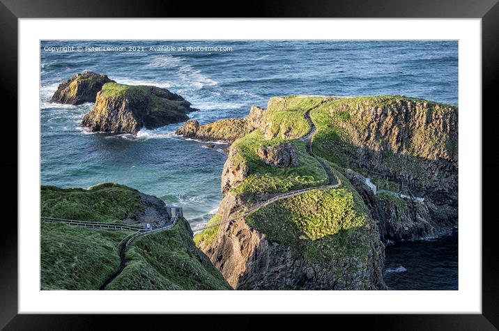 The long & winding road... Framed Mounted Print by Peter Lennon