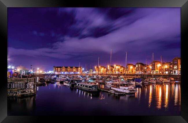 Liverpool dock Framed Print by Kevin Elias