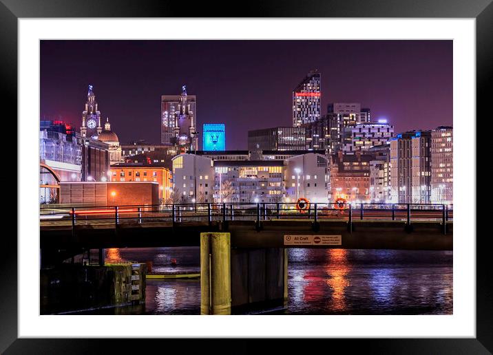Liverpool nights  Framed Mounted Print by Kevin Elias