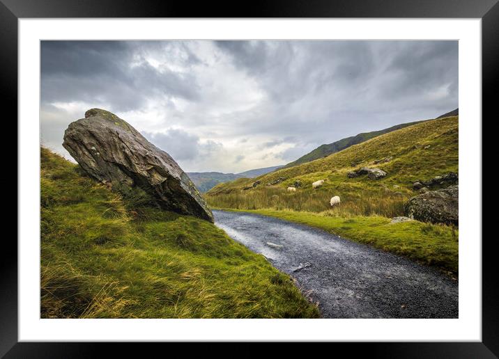 To Snowdon Framed Mounted Print by Kevin Elias