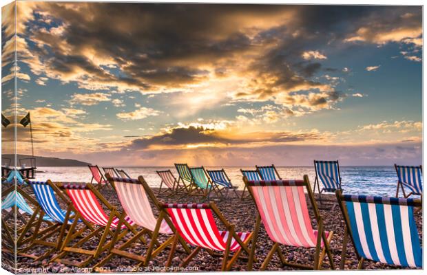 Empty chairs Canvas Print by Bill Allsopp