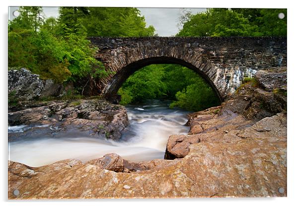 Killen Bridge Acrylic by Keith Thorburn EFIAP/b