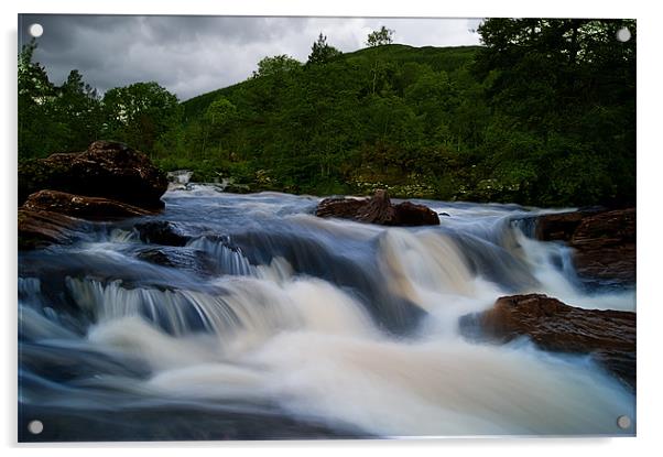 Falls of Dochart Acrylic by Keith Thorburn EFIAP/b