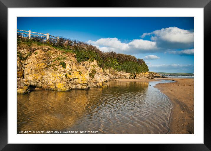 North Cornwall estuary Framed Mounted Print by Travel and Pixels 