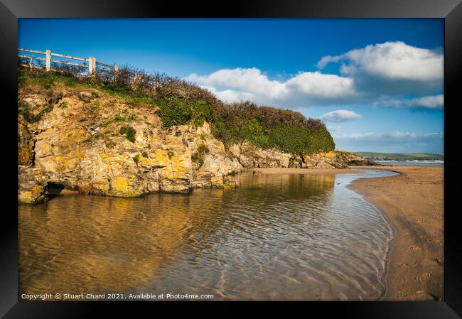 North Cornwall estuary Framed Print by Travel and Pixels 
