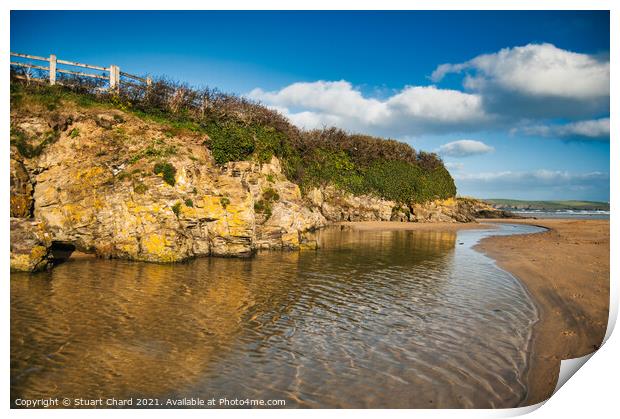 North Cornwall estuary Print by Travel and Pixels 