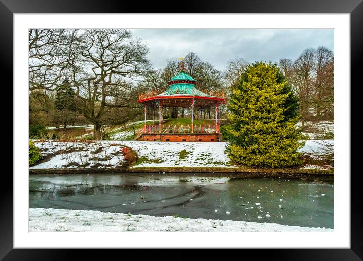 Bandstand in a Liverpool park Framed Mounted Print by Phil Longfoot