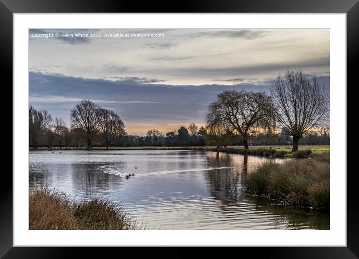 Another beautiful day Framed Mounted Print by Kevin White