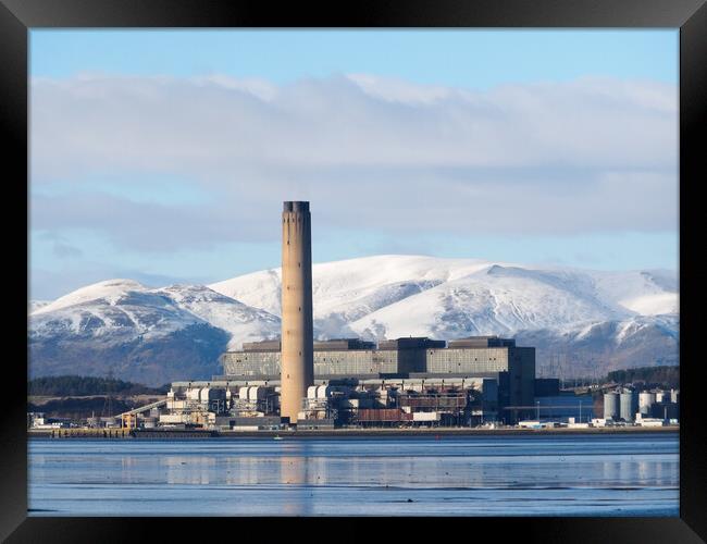 Longannet Power Station. Framed Print by Tommy Dickson