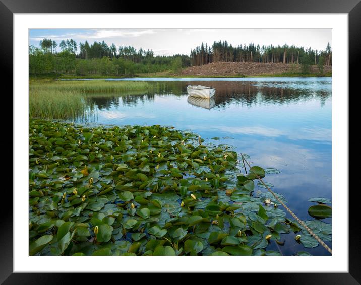 Loch Rusky, The Trossachs. Framed Mounted Print by Tommy Dickson