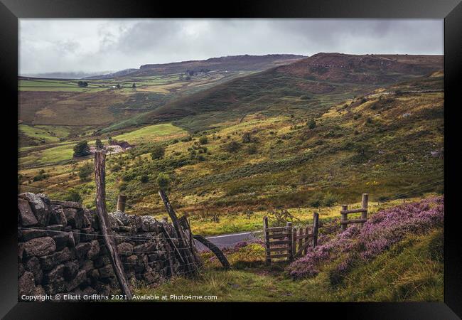 Along the Edge Framed Print by Elliott Griffiths