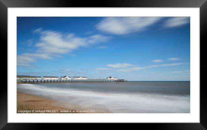 Southwold Pier Framed Mounted Print by Richard Pike