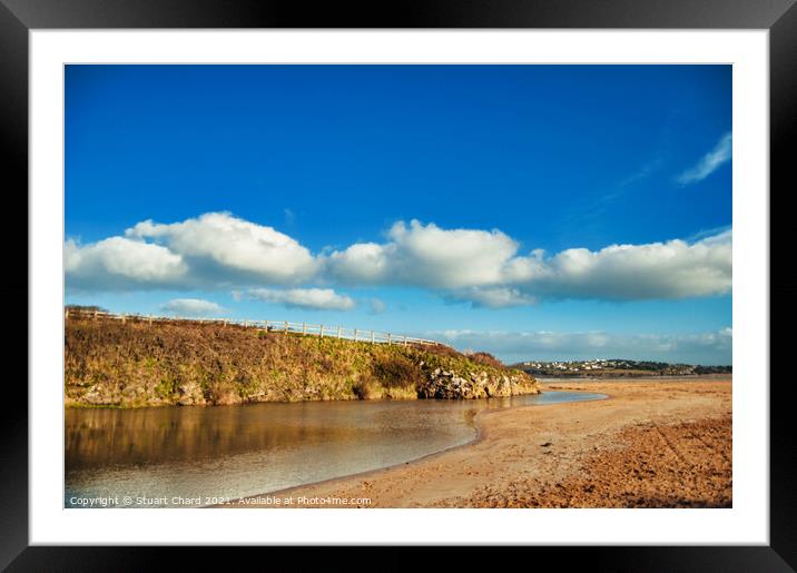 Padstow in North Cornwall coastline wall art Framed Mounted Print by Travel and Pixels 