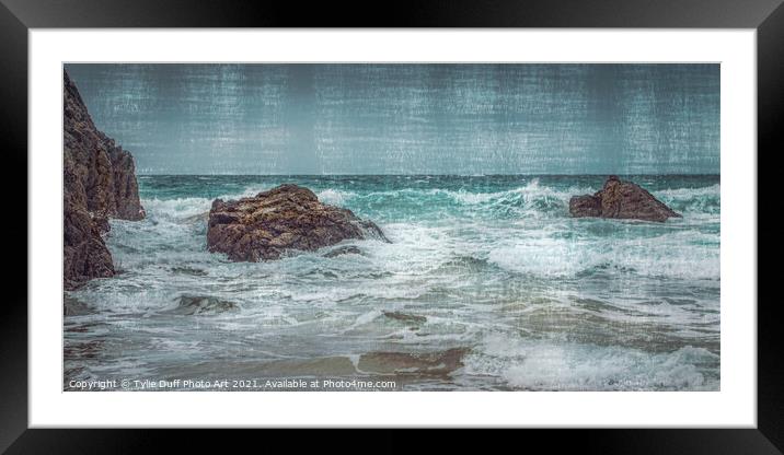Durness Beach In The Scottish Highlands Framed Mounted Print by Tylie Duff Photo Art