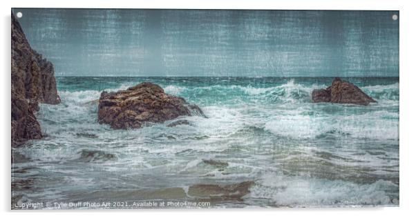 Durness Beach In The Scottish Highlands Acrylic by Tylie Duff Photo Art
