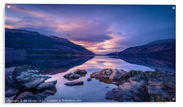 Loch Lomond. Acrylic by Bill Allsopp