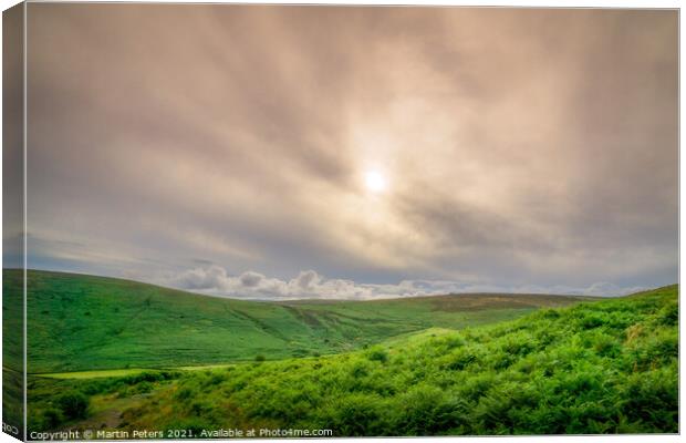 Majestic Dartmoor Canvas Print by Martin Yiannoullou