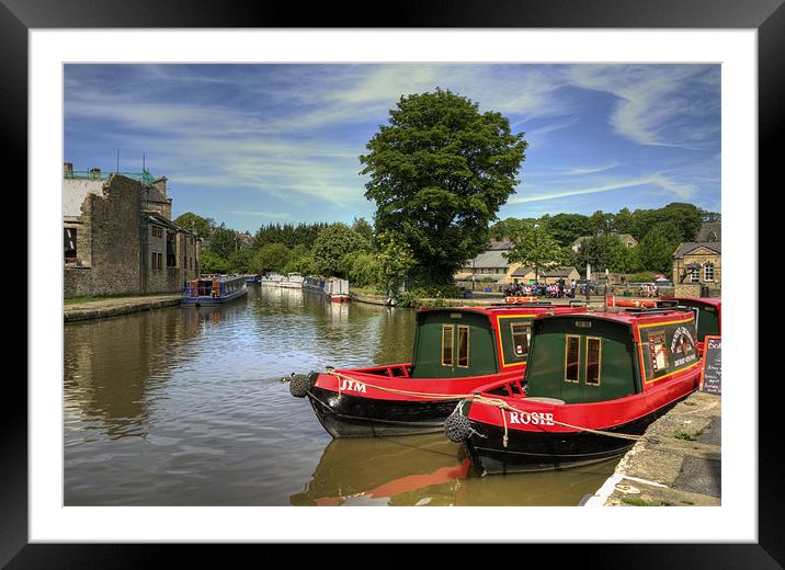 Rosie and Jim Framed Mounted Print by Tom Gomez