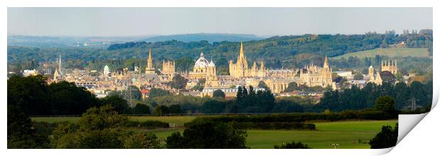 Oxford Panoramic Colour Print by Oxon Images