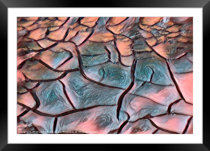 Cracked Earth Framed Mounted Print by Travel and Pixels 