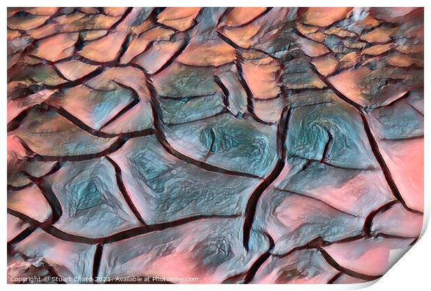 Cracked Earth Print by Stuart Chard