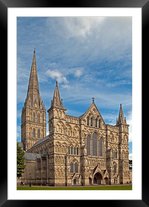 Salisbury Cathedral Framed Mounted Print by Joyce Storey