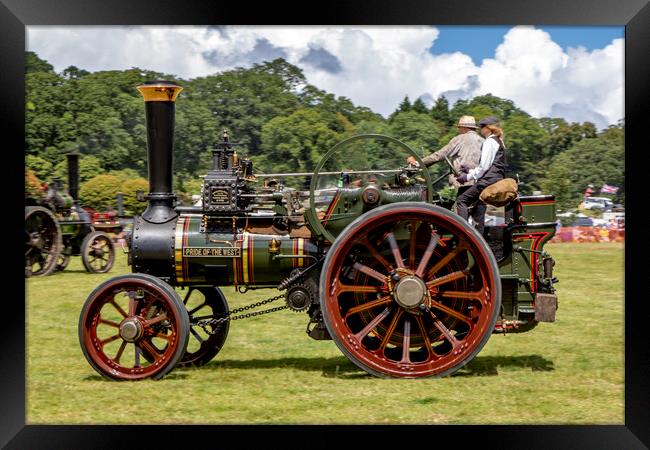 Traction Engine Power Framed Print by Oxon Images