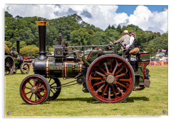 Traction Engine Power Acrylic by Oxon Images