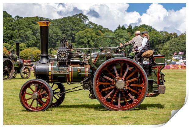 Traction Engine Power Print by Oxon Images
