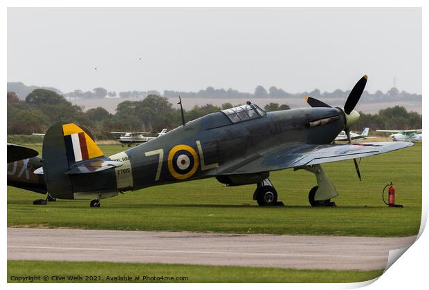 Hawker Sea Hurricane 1B Print by Clive Wells