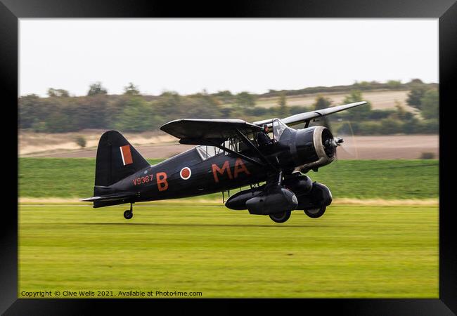 Westland Lysander Mk.III Framed Print by Clive Wells