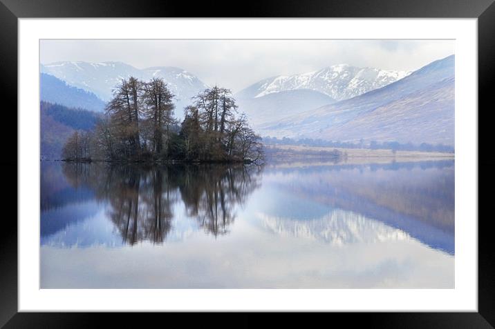 Loch Arkaig Framed Mounted Print by Richard Peck