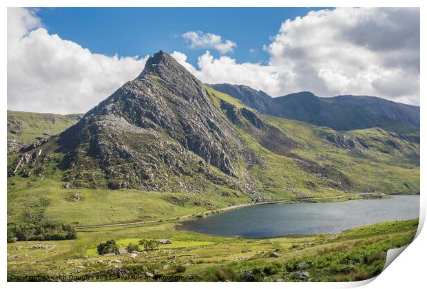 Tryfan Print by Keith Douglas