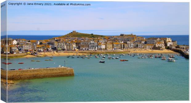St Ives Canvas Print by Jane Emery