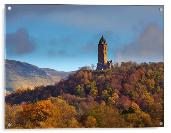 National Wallace Monument. Acrylic by Tommy Dickson