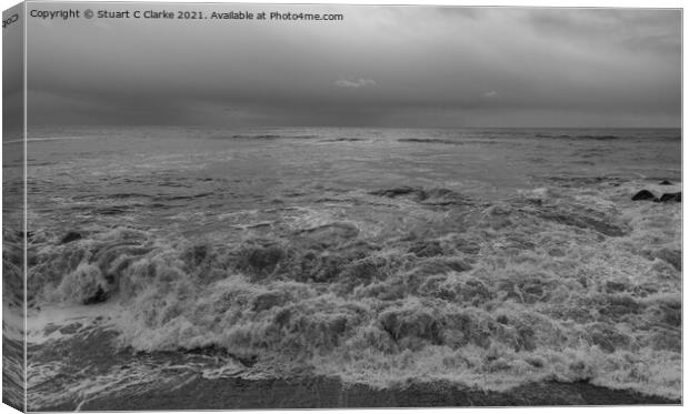 High tide Canvas Print by Stuart C Clarke