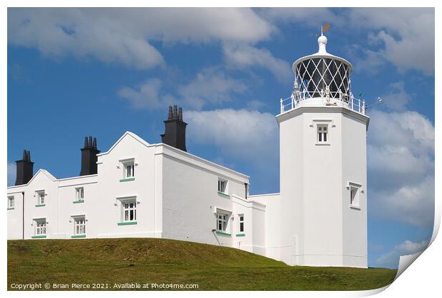 Lizard Lighthouse, Cornwall Print by Brian Pierce