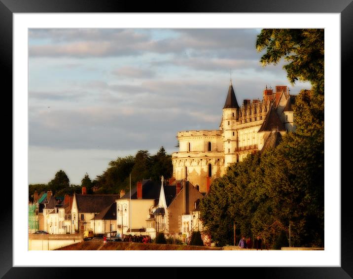 Chateau de Loches Framed Mounted Print by Jacqui Farrell