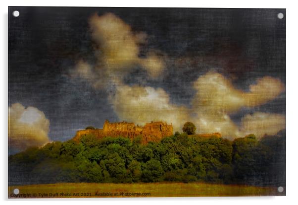Stirling Castle Acrylic by Tylie Duff Photo Art