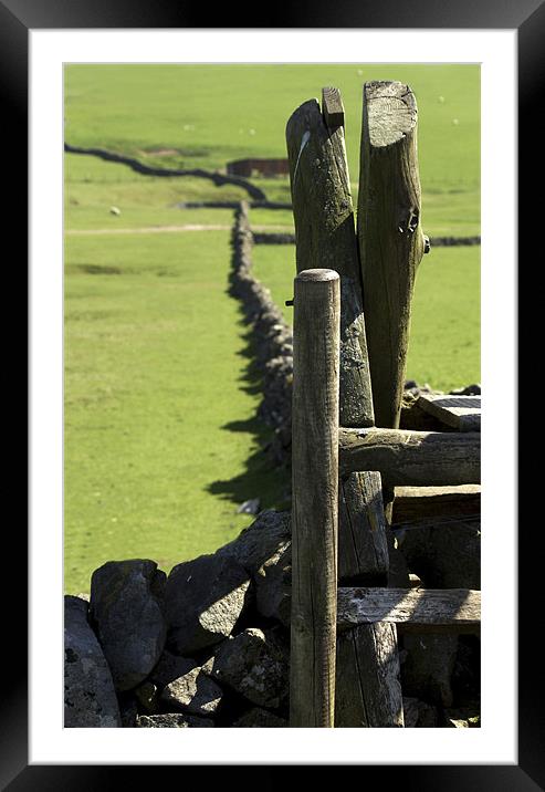 Across The Peaks Framed Mounted Print by Darren Burroughs