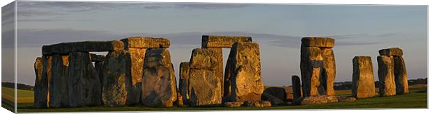 Stonehenge panorama Canvas Print by Oxon Images